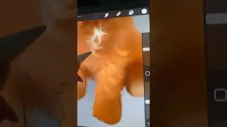 DRAWING CUTE DOG  🐕 IN PROCREATE IPAD 🌟 #shorts #digitalart #drawing
