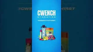 CWENCH Hydration Mix is made with 7 performing electrolytes to help keep you going #CWENCHYourThirst
