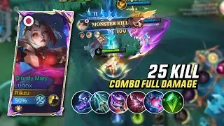 BUILD LUNOX FULL DAMAGE TERBARU AUTO 25 KILL😱🔥