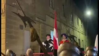 Ftuħ tal-Ċelebtazzjoni tal-400sena Paola Parata Kavallerija mill-Bażilika sal-knisja ta' S.Ubaldeska