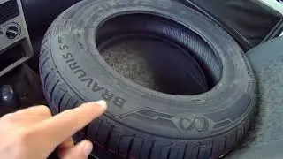 Unboxing e informa&ccedil;&otilde;es do pneu Barum Bravuris HM5 175 70r13.