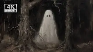 Dark and Moody Halloween TV Wall Art (4K no sound)