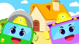 Let&rsquo;s Build a House🧱🚛| Kids Songs & Nursery Rhymes | Construction Vehicle Songs | Lotty Friends