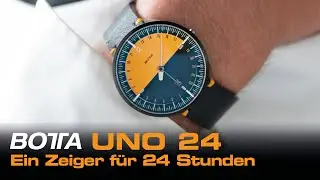 Ist das die logischste Zeitanzeige? UNO 24 Einzeigeruhr von BOTTA - Vorstellung mit Mario Lenke