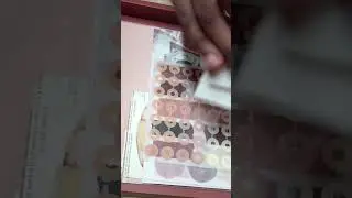 part 1 journal...  sticker material... #craft #drawing #art #stationery #unboxing