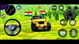 Modified Mahindra Thar😈Games:Indian yellow Thar (Gadi Wala Games)Car Game Android Game #2025#thar 