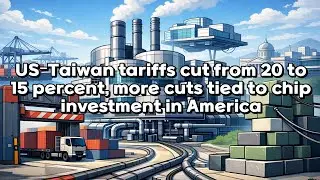 [audio] U.S.&ndash;Taiwan tariffs cut from 20 to 15 percent, more cuts tied to chip investment in America