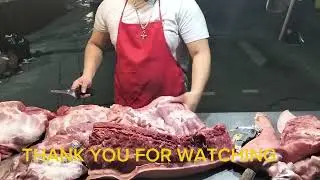 BUHAY BUTCHER DEBONING SELLING PORK MEAT FRESH #viralvideo 