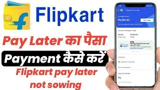 Flipkart Pay Later EMI Payment | How to Pay Flipkart Pay Later EMI Online 2025 | Complete Tutorial