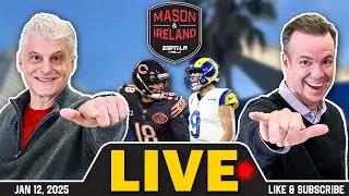 Rams Get It Done + WILD CARD MADNESS 🤯| Lakers vs Kings TONIGHT - Mason & Ireland 1-12-25