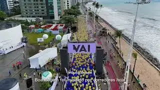 Recife! Corrida 100%você! Avenida Noa Viagem Parou para a corrida 100%você de Bell Marques.
