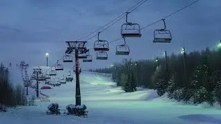 4K ❄️Горнолыжный курорт Логойск, Belarus 🇧🇾❤️