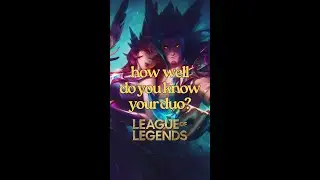 how well do you know your duo? #corsair #leagueoflegends #gaming