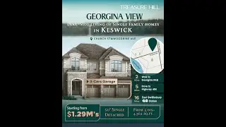 Georgina View Homes in Keswick | 3 Car-Garages | Starting from the $1.29M