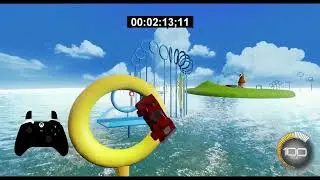 Speed Jump: Rings 3 - Full Left Air Roll - Rocket League (Intermediate level - No commentary)