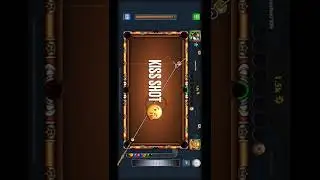 The amazing 😍Trickshot and kiss shot in 8 ball pool 😍 !! Simple !!