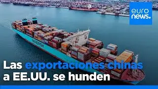 Las exportaciones chinas a EE.UU. se hunden pero superan las previsiones por los aranceles