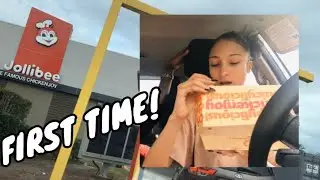 FIRST TIME TRYING JOLLIBEE