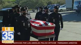 LAPD Officer Fernando Arroyos Memorial Service 2/2/22