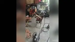 Used Oil stove. Motor oil or kitchen oil stove.