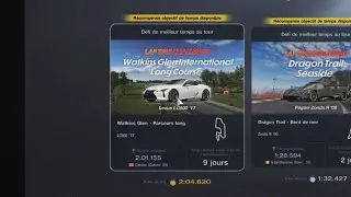 Gran Turismo 7 time lap challenge a Watkins glem 