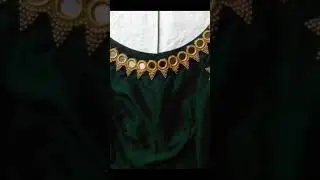 embroidered mirror work neck designs|| stylish mirror neck designing 2023 || Asma Creative fashion's