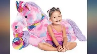 Best Choice Products Kids Extra Large Plush Unicorn, Life-Size Stuffed Animal Toy review