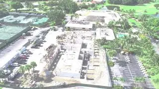 Boca Woods CC fly over construction site July 2020