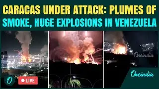 Trump BOMBS Venezuela LIVE | Trump&rsquo;s Jets STRIKE Caracas | Huge EXPLOSIONS | US&ndash; Venezuela War LIVE