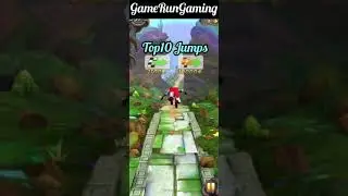 Temple Run - Top 10 Jumps - GameRunGaming #Shorts