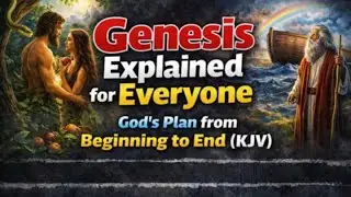 The Book of Genesis Explained Simply 📖 | From Creation to Covenant (KJV)#biblestudy #genesis #fyp