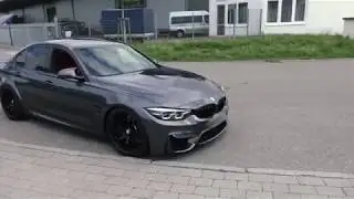 BMW F80 M3 mit Performance Abgasanlagen-Umbau - Deafpool Straßensymphonie