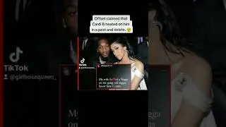 Cardi B had this to say about cheating on Offset? #cardib #offset #cheating