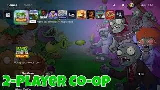 Plants vs. Zombies: обновленный кооперативный режим для двух игроков на PS5!