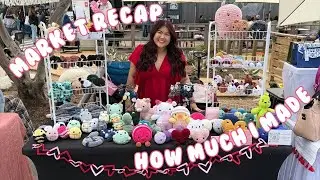 Crochet Market Recap | How Much Money I Made | Long Beach Exchange