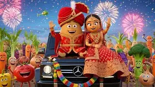 🥔 The Great Eggplant Festival | Fun Hindi Cartoon Adventure for Kids