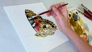 Acrylic Butterfly Demo with Andrea Ehrhardt