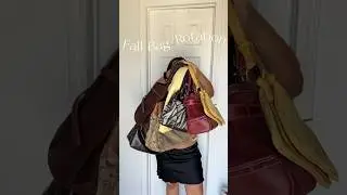 Fall bag rotation #fallbags #fashion #bagcollection #suedebag #fallfashion #vintagefashion