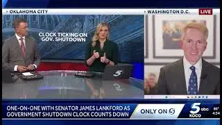 Lankford Joins OKC's KOCO As Democrats Block Government Funding Bill
