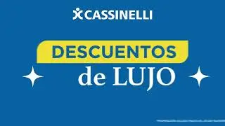 Empezaron los descuentos de lujo en Cassinelli. 🏡
