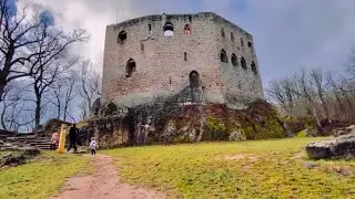 Ruined Castle - Ch&acirc;teau du Spesbourg - Andlau Alsace France | ปราสาทเก่าฝรั่งเศส อดีตยุคกลาง