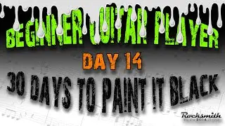 Guitar challenge - 30 days to Paint It Black - Day 14