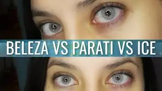 Solotica Beleza Gray vs Rio Parati vs Ice 2021 (CLOSE UP)