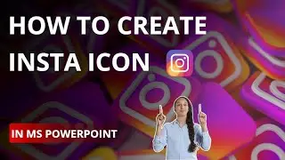 How to create Instagram Logo in MS PowerPoint? #powerpoint #ytshort #mspowerpoint Full Video