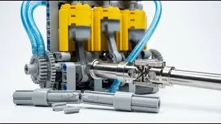 Lego Steam Engine Simulation: V6 vs. High-Torque i3