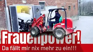 Farm-Vlog #016 - Stroh holen, Mist in die Mulde laden und die perfekte Beherrschung des Hofladers!