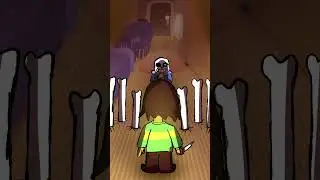 Kris...He only have 1 HP. #deltarune #animation