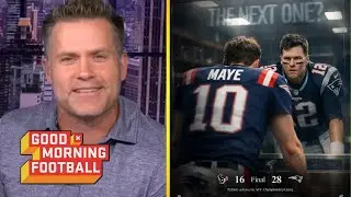 GMFB| Patriots have Super Bowl championship DNA - Kyle Brandt reacts to Drake Maye beat Texans 28-16