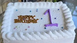 Rectangle shape ka cake kese banaya 🎂 sab kuch bhul gayi🤭