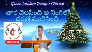 తారా వెలసింది ఆ నింగిలో ధరణి మురిసింది... అద్భుతంగా పాడిన సిస్టర్.. 
